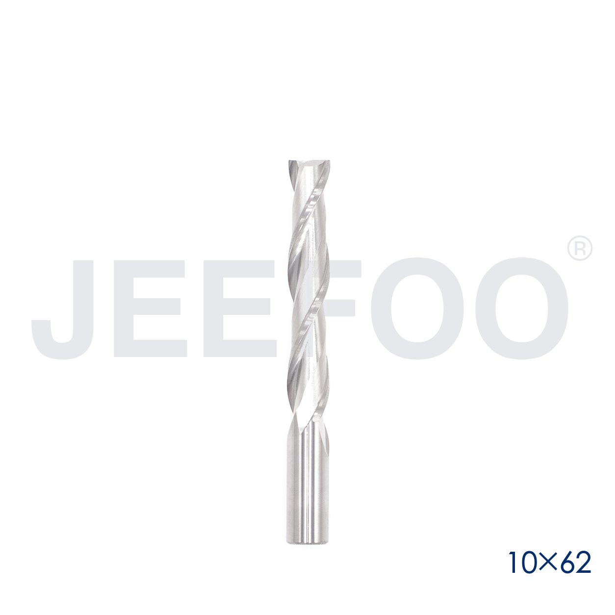 10x62 Two Spiral Flute Bits solid carbide end mill