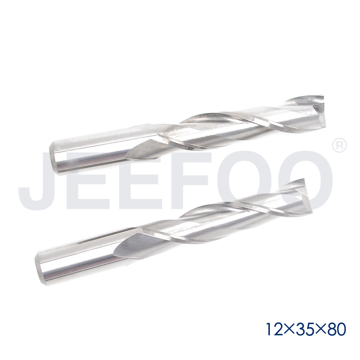 12x35Hx80L double flute CNC cutting tool