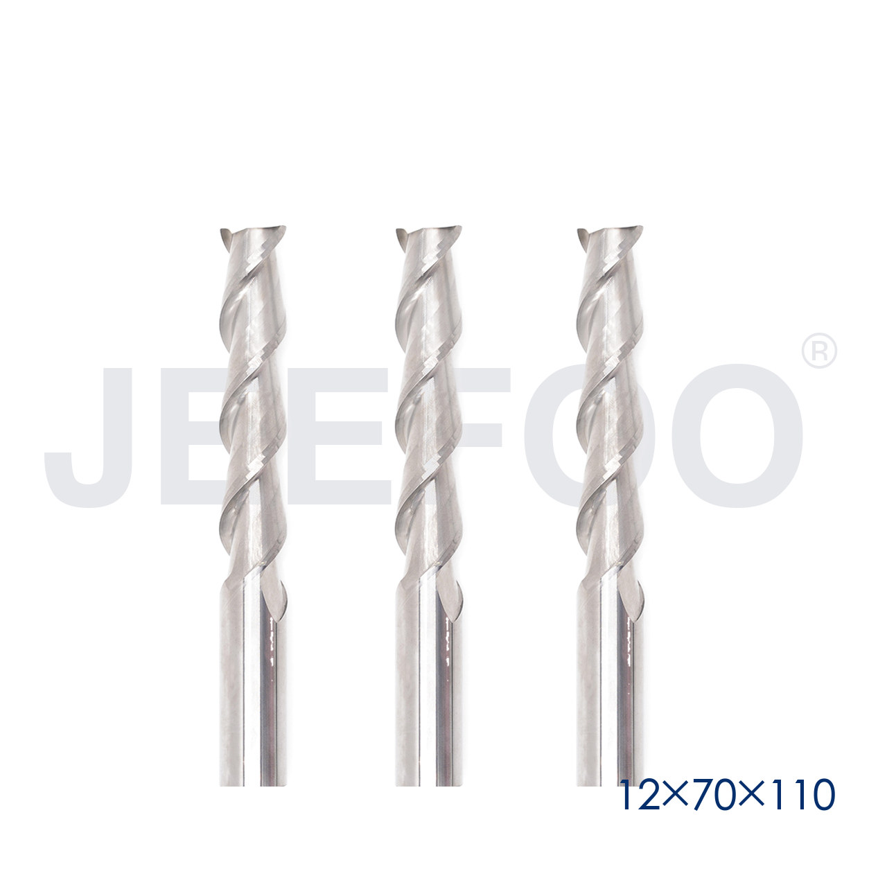 12x70x110L Two Spiral Flute Bits solid carbide end mill