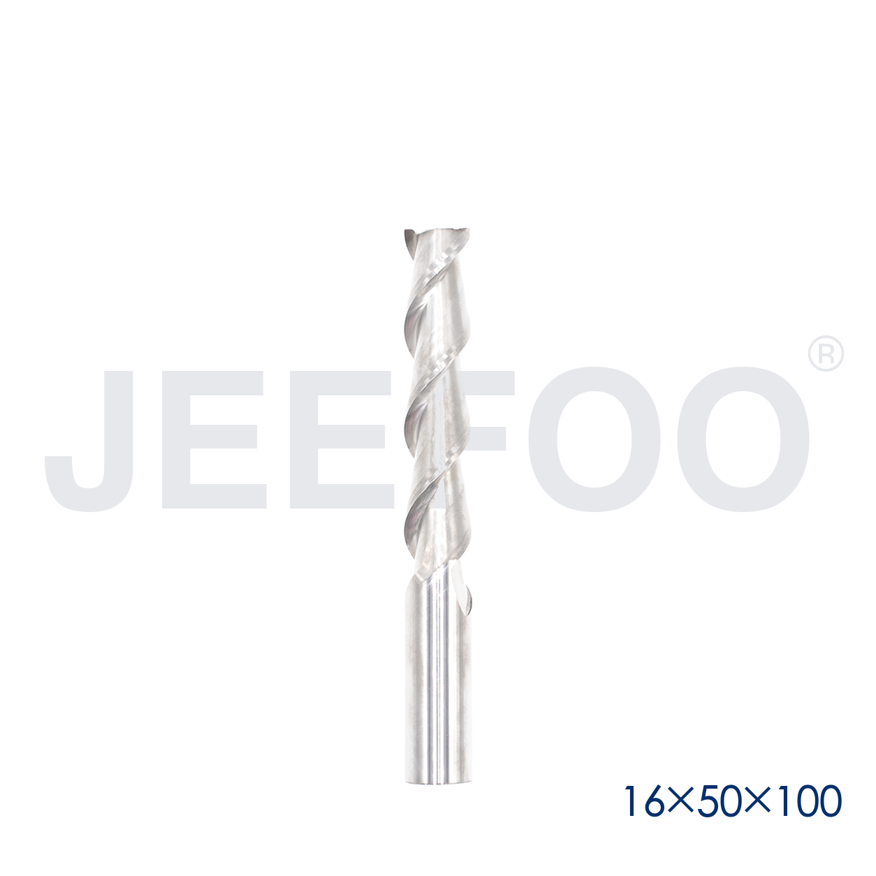 16x50x100 Two Spiral Flute Bits solid carbide end mill