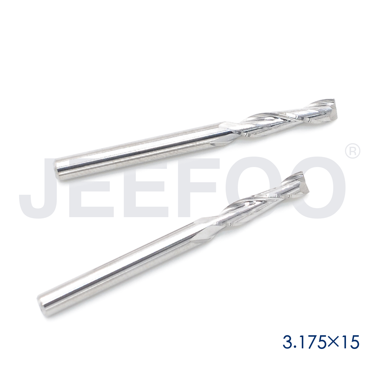 3.175x15 double flute CNC cutting tool