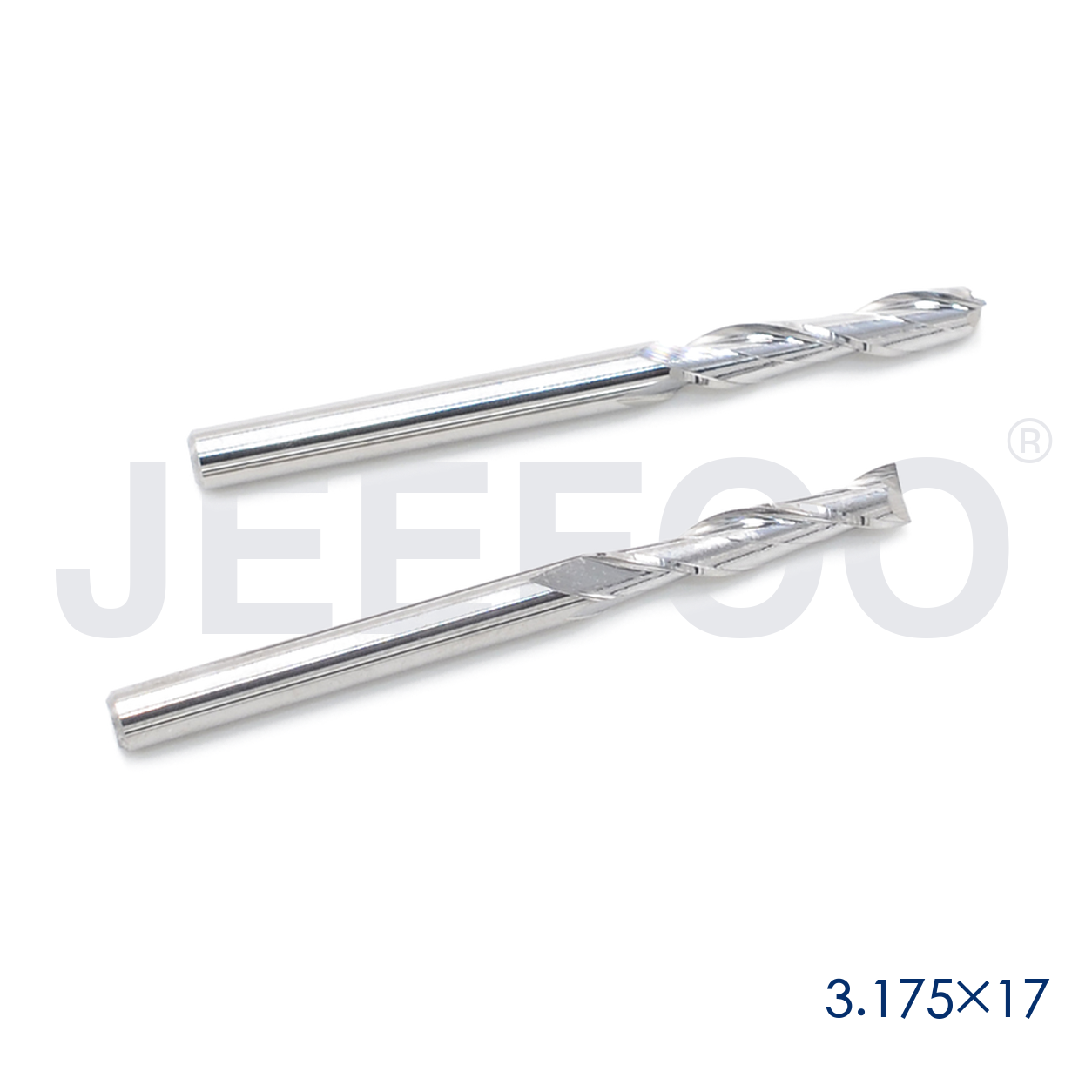 3.175x17 double flute CNC cutting tool