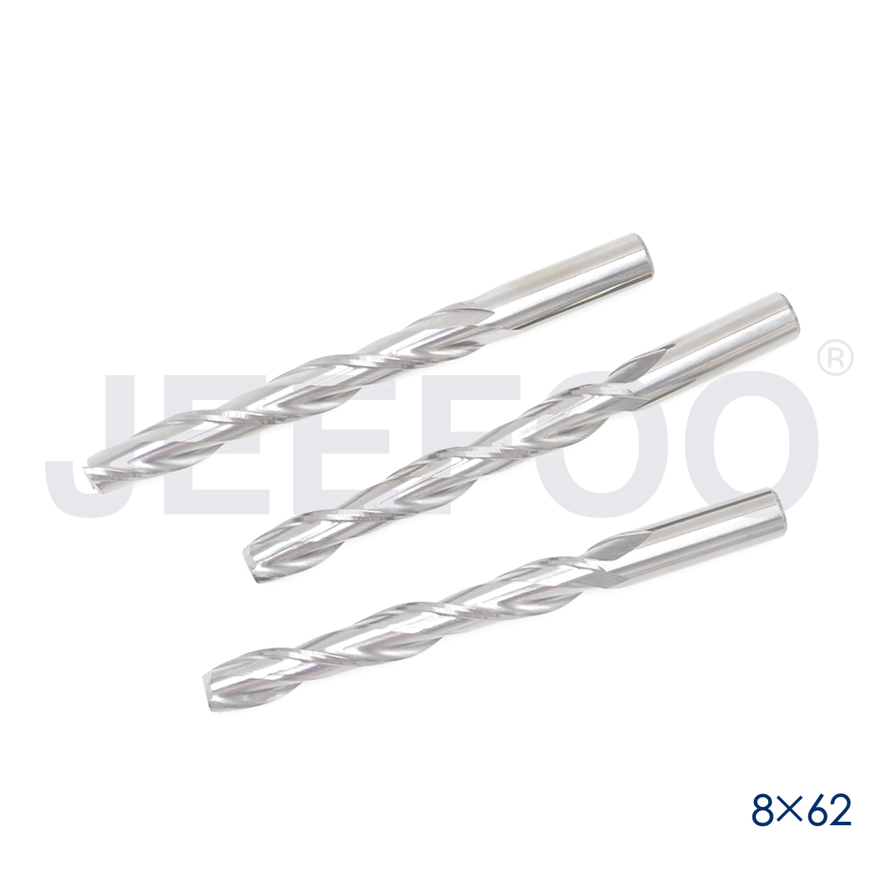 8x62 double flute CNC cutting tool