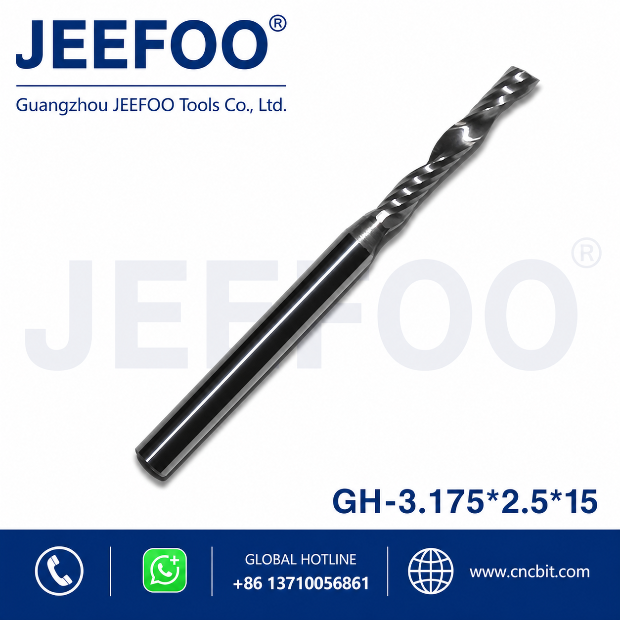 One Spiral Flute Bits