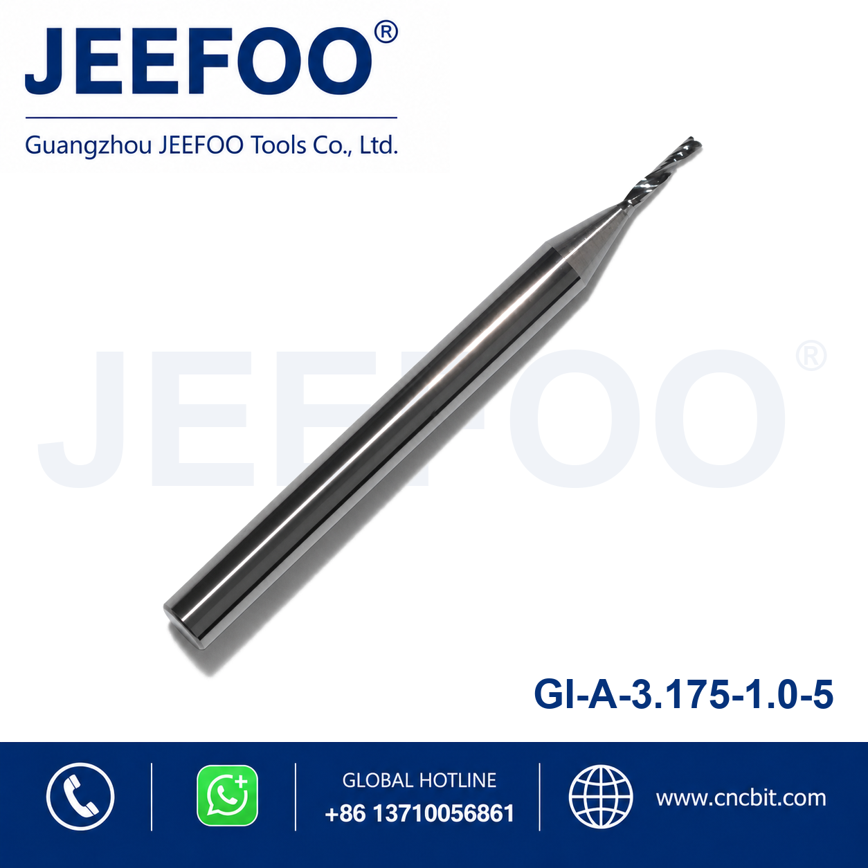 3.175x1.0x5 one flute router bit