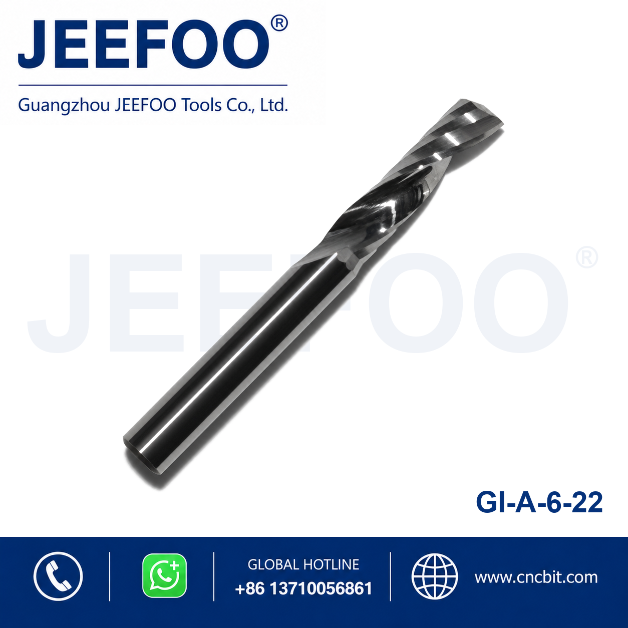 6x22 single flute end mill