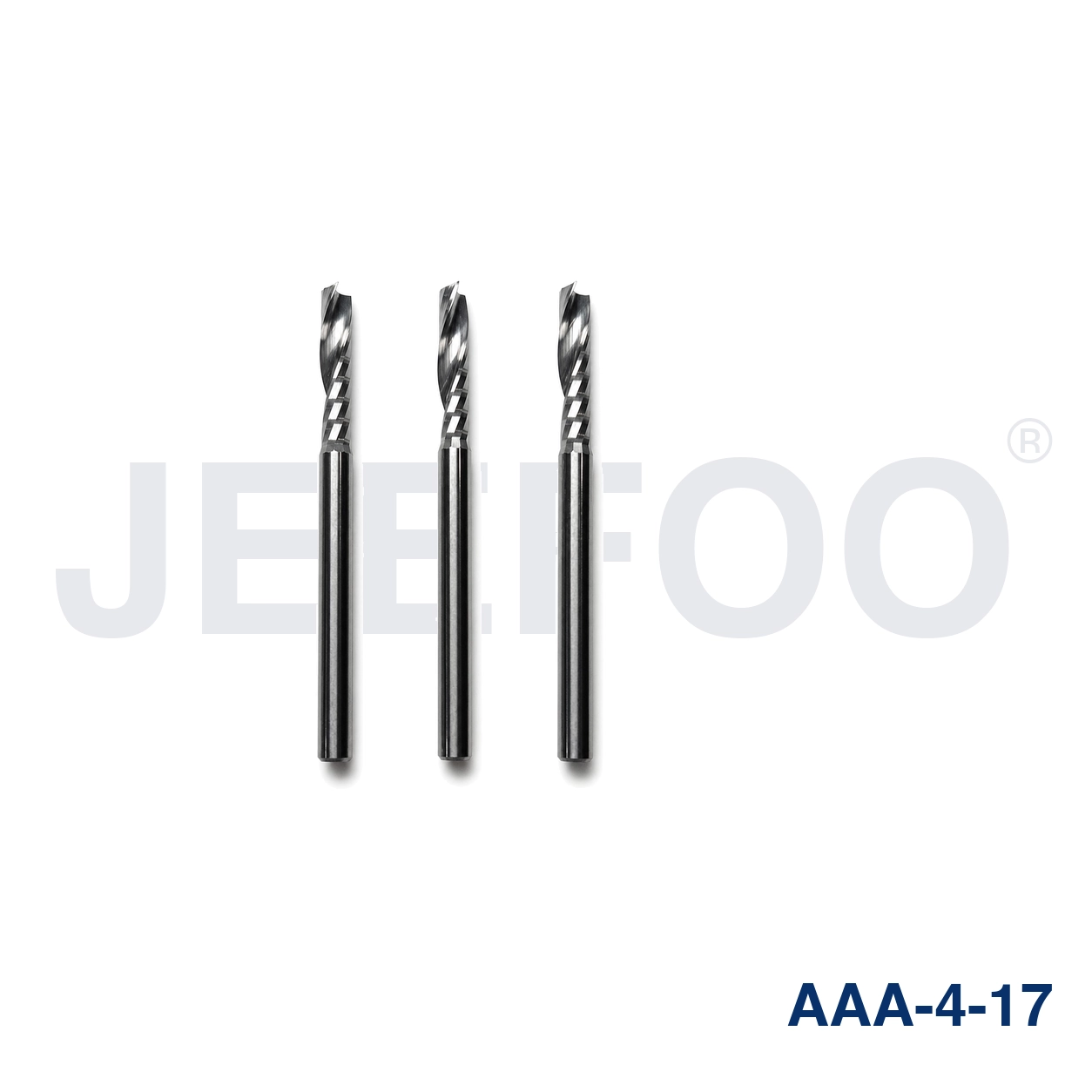 4x17 AAA single spiral flute CNC router bit detail B