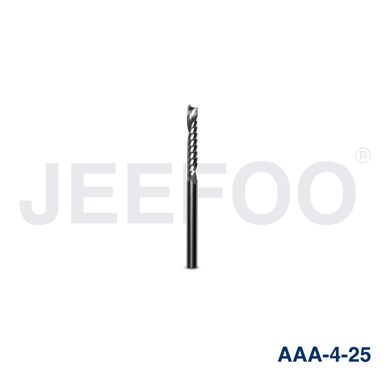 4x25 AAA single spiral flute CNC router bit detail A
