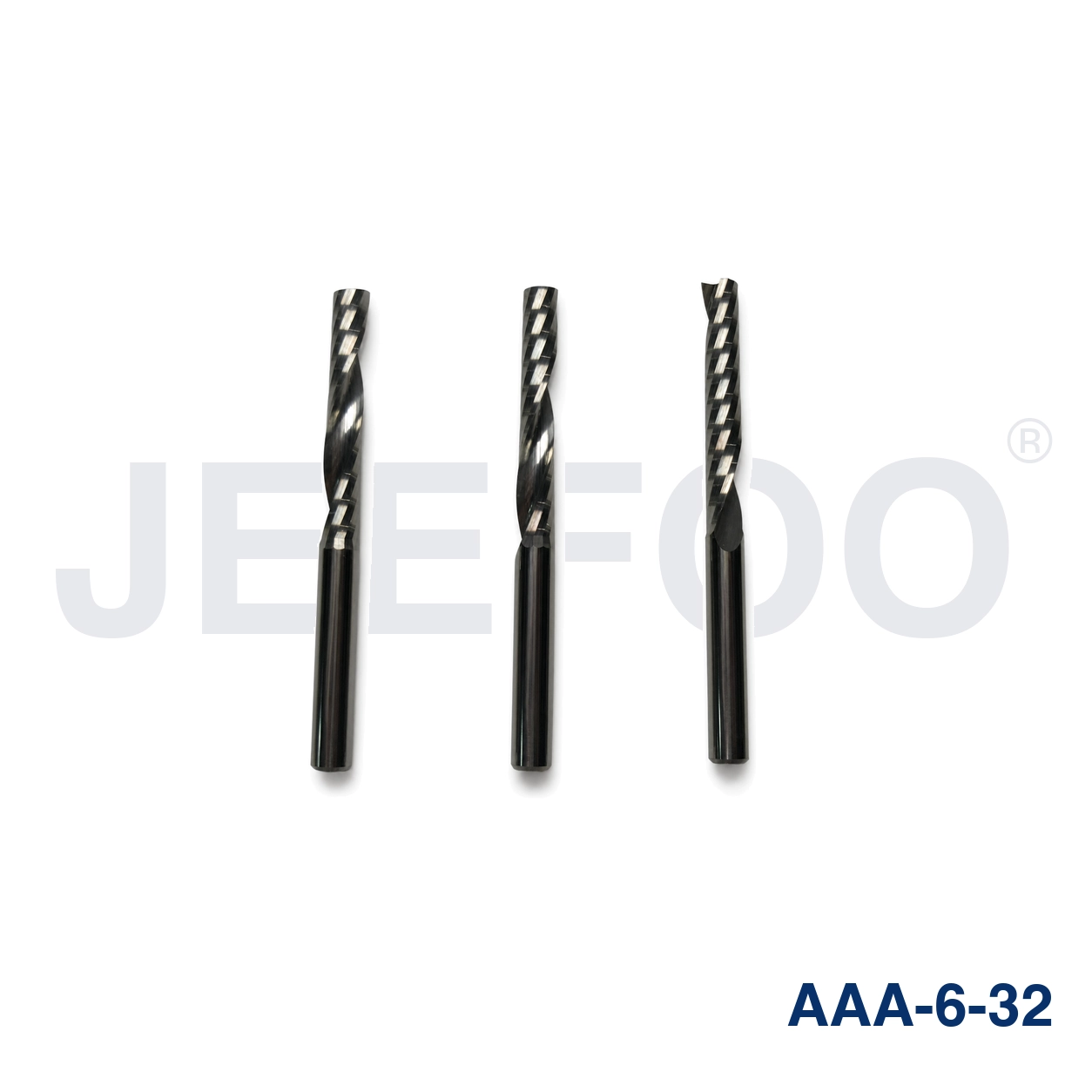 6x32 AAA single spiral flute CNC router bit detail B