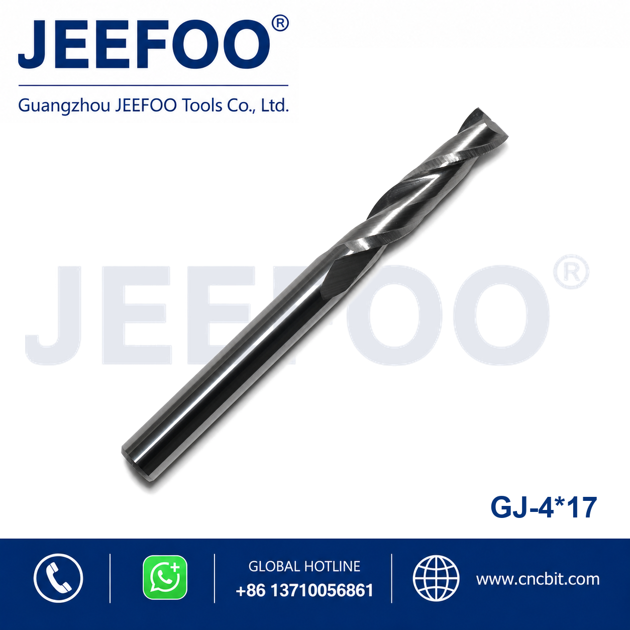 4x17 Two Spiral Flute Bits CNC router cutter