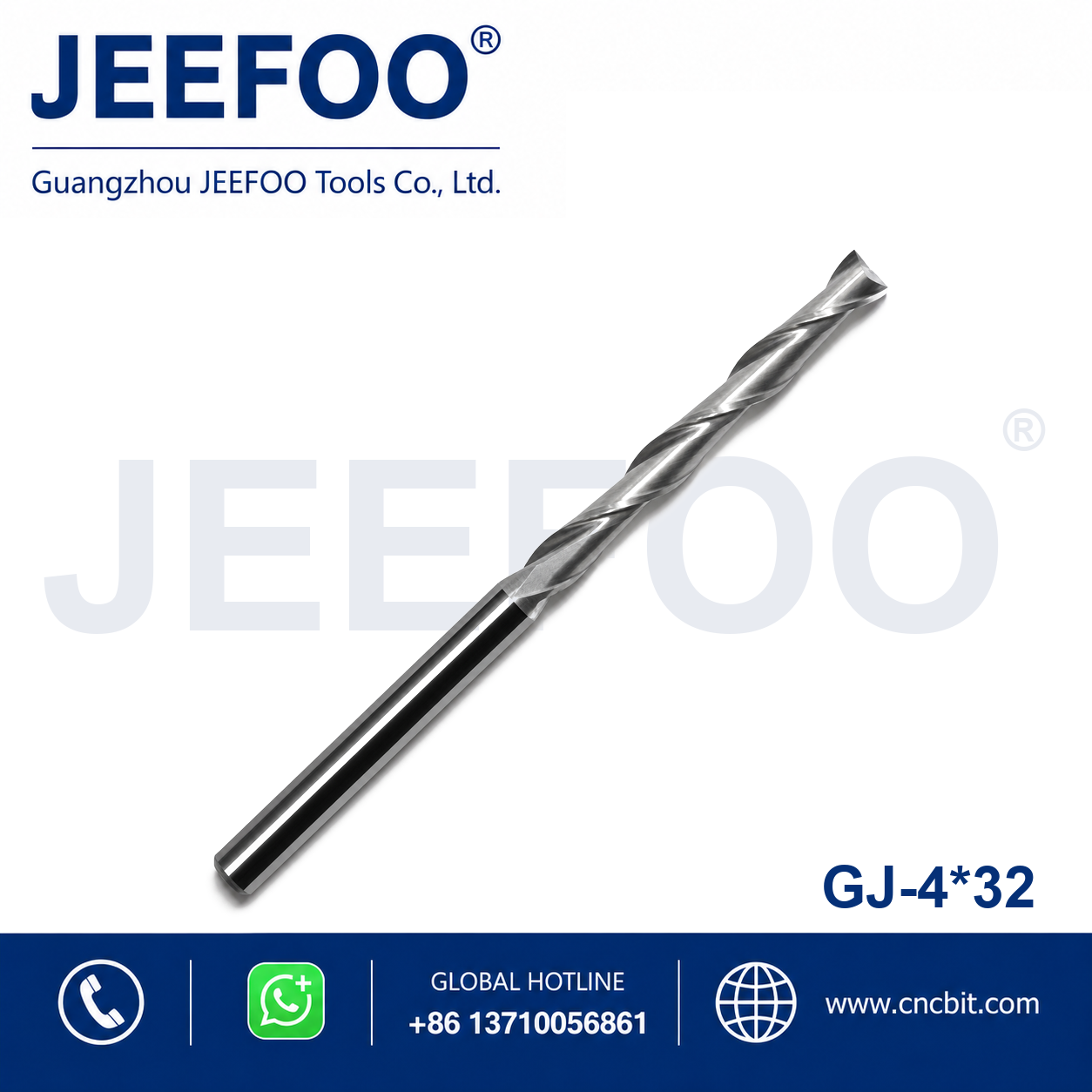 4x32 Two Spiral Flute Bits CNC router cutter