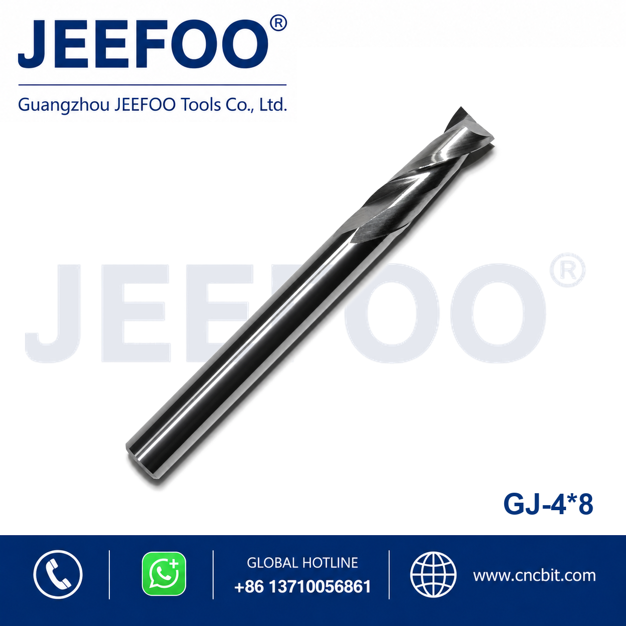 4x8 Two Spiral Flute Bits CNC router cutter