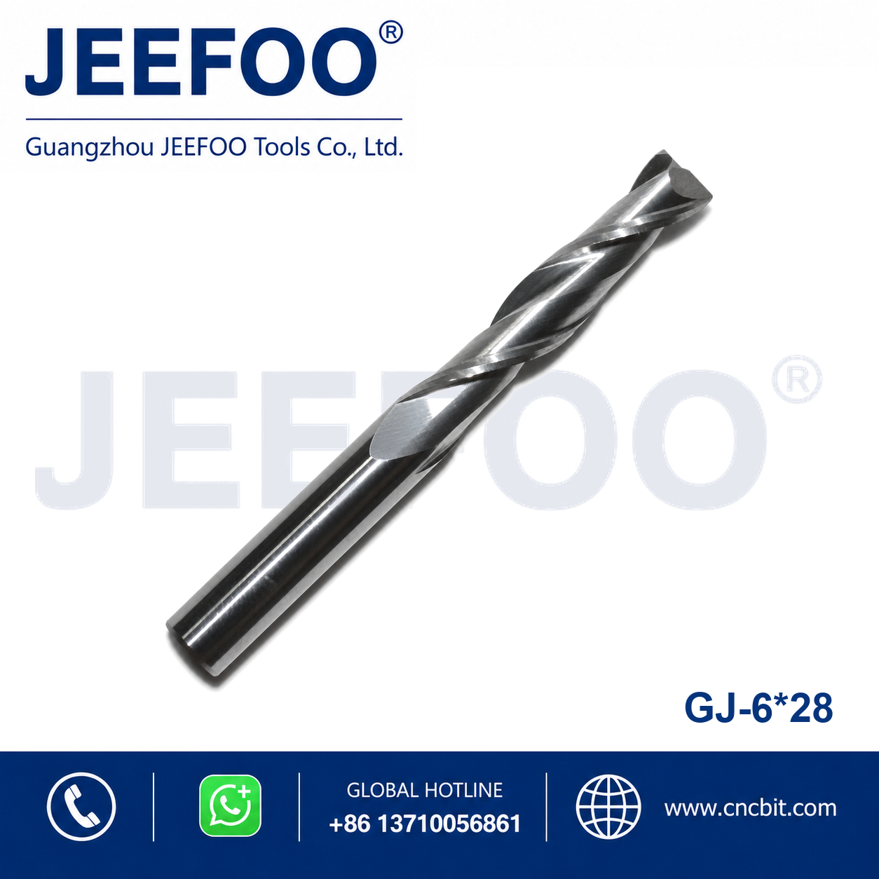 6x28 Two Spiral Flute Bits CNC router cutter