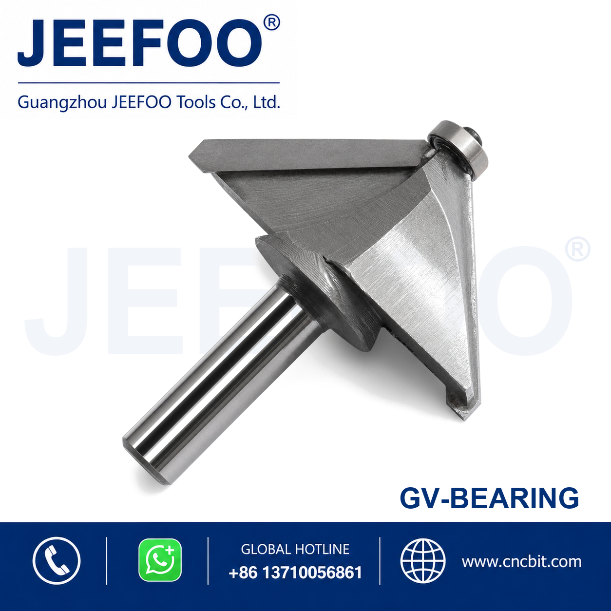 With Bearing 3D V Groove Engraving Bits