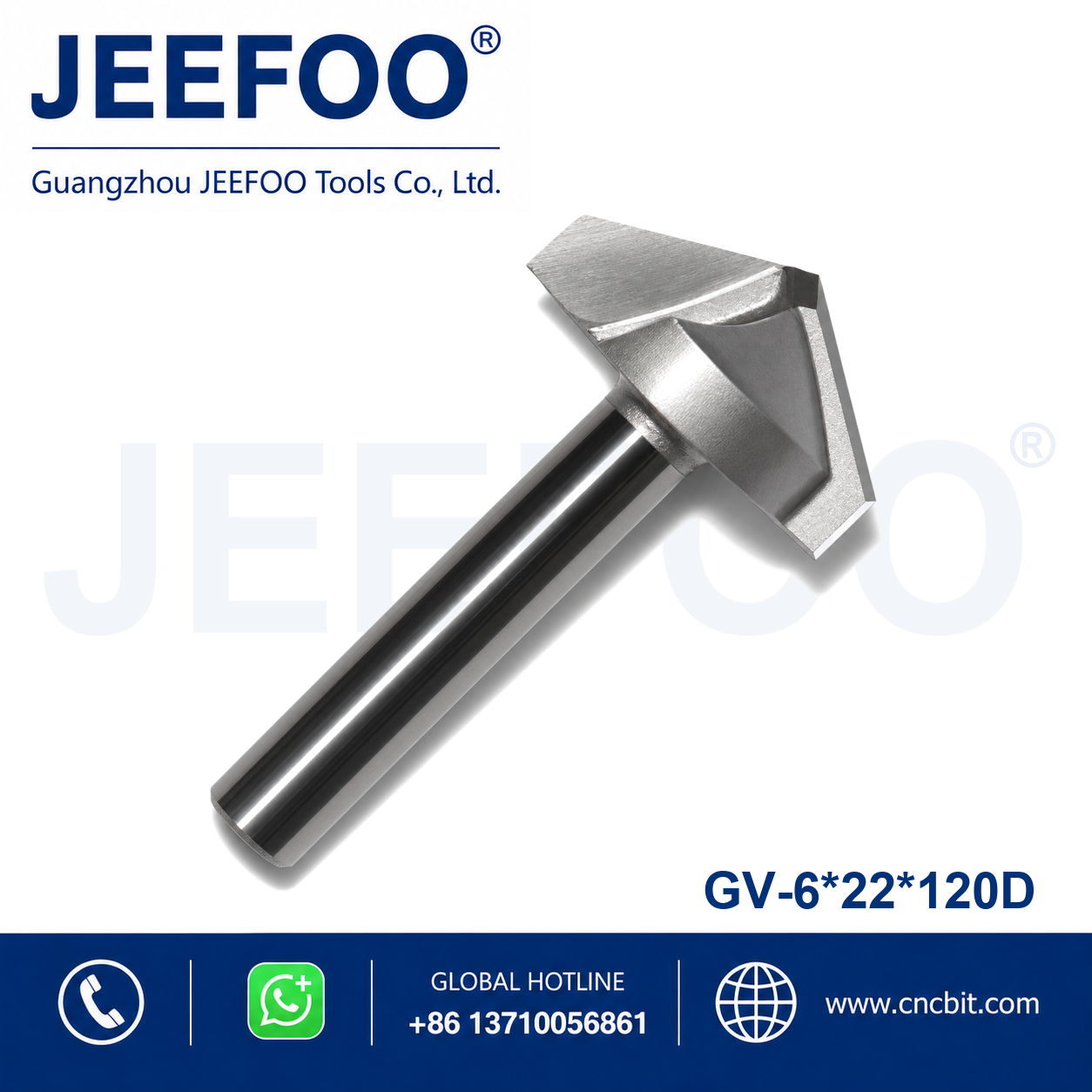 6x22x120D 3D V Groove Engraving Bits
