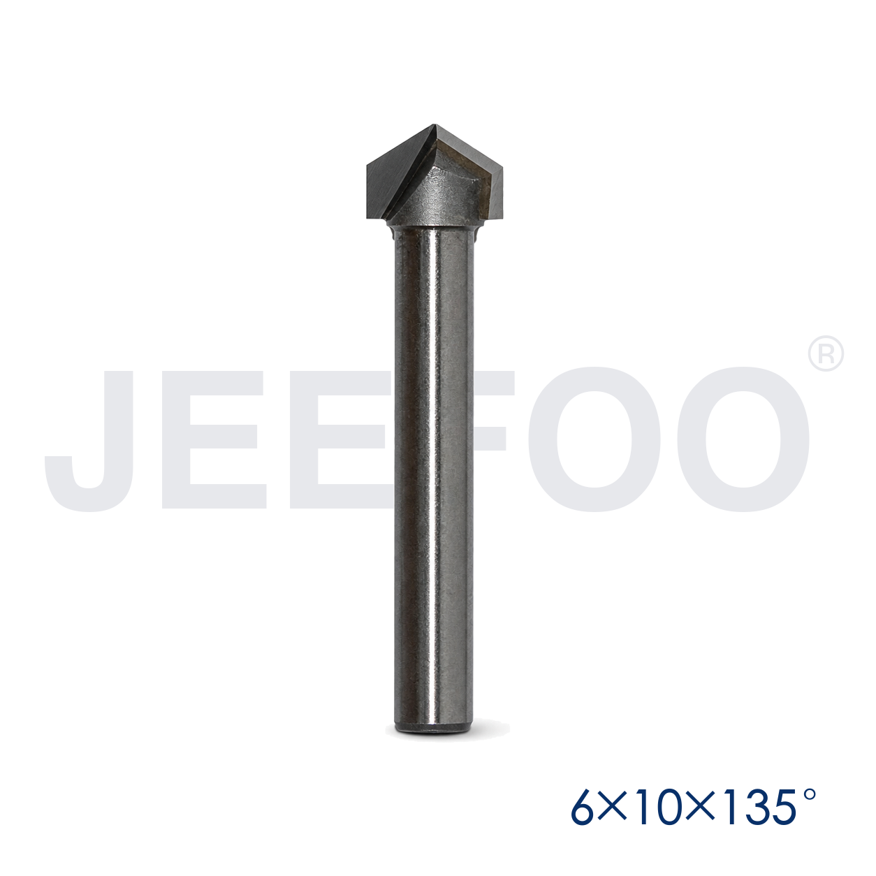 6x10x135D V shape CNC engraving cutter detail