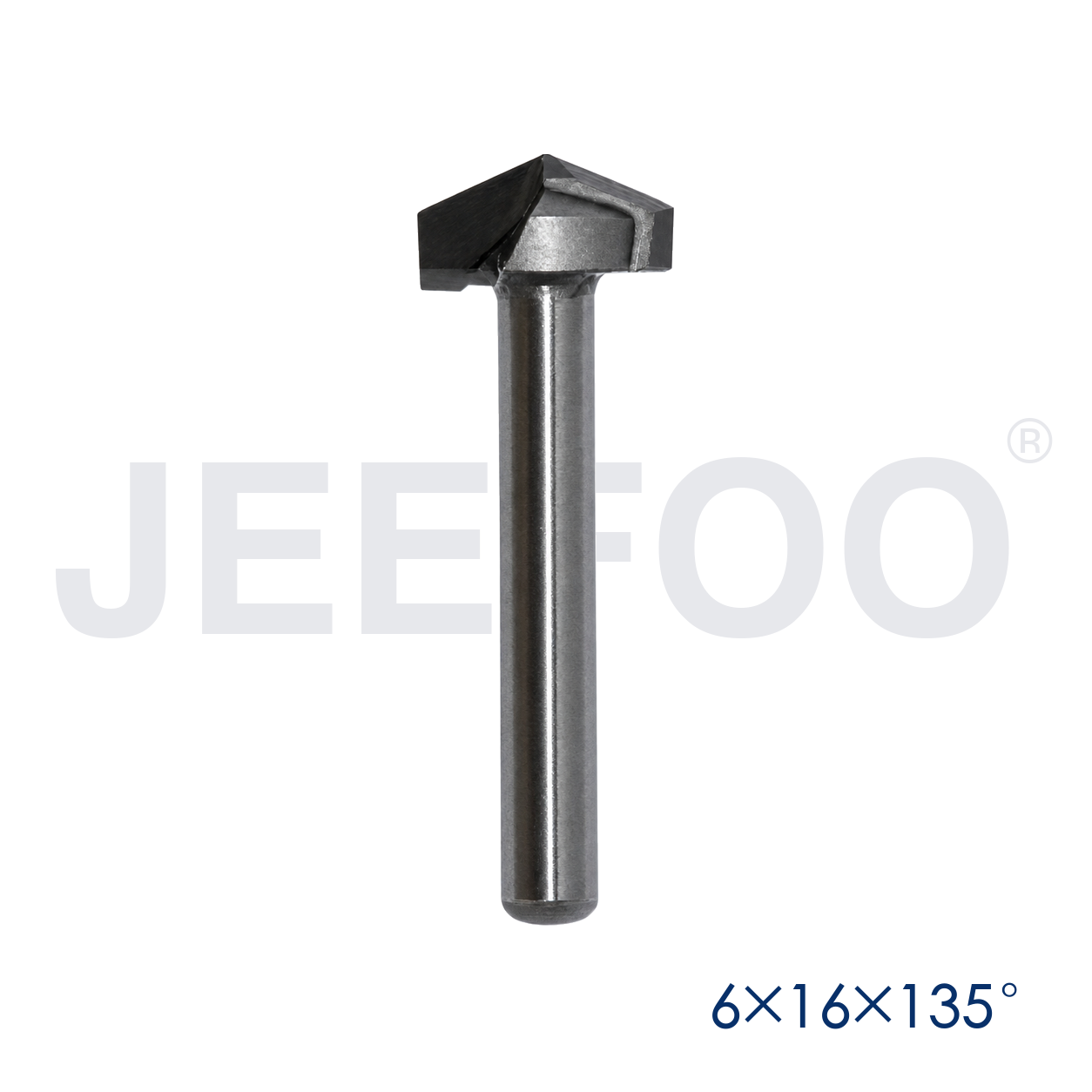 6x16x135D V shape CNC engraving cutter detail