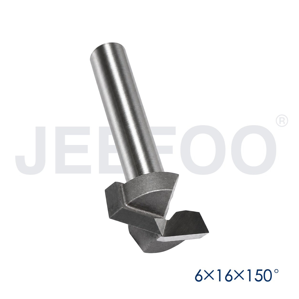 6x16x150D woodworking V groove router bit detail