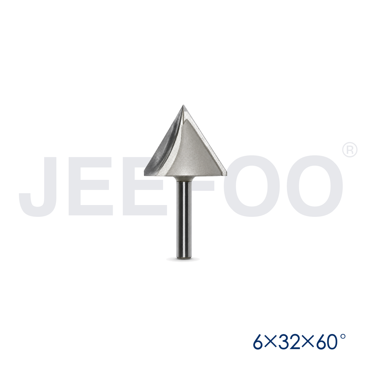 6x32x60D V shape CNC engraving cutter detail