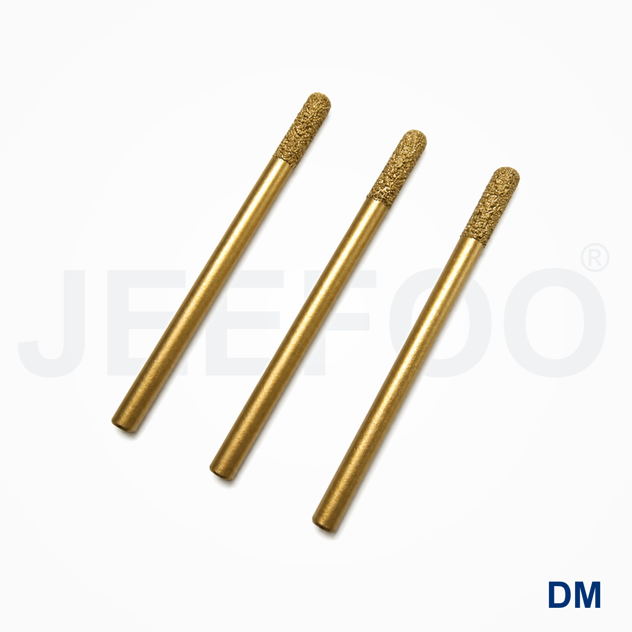 Extended 6mm Brazed Diamond Flat Bottom Stone Bit detail 2