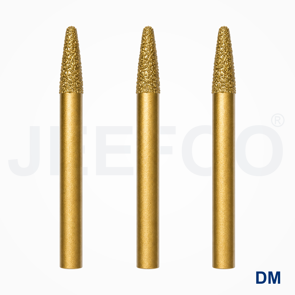 6mm Shank Deep Relief 20 Degree Brazed Diamond Bit detail 2