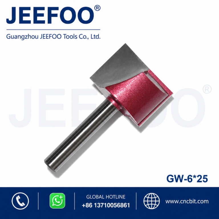 6×25 Cleaning Bottom Bit – CNC Wood Surfacing Guide