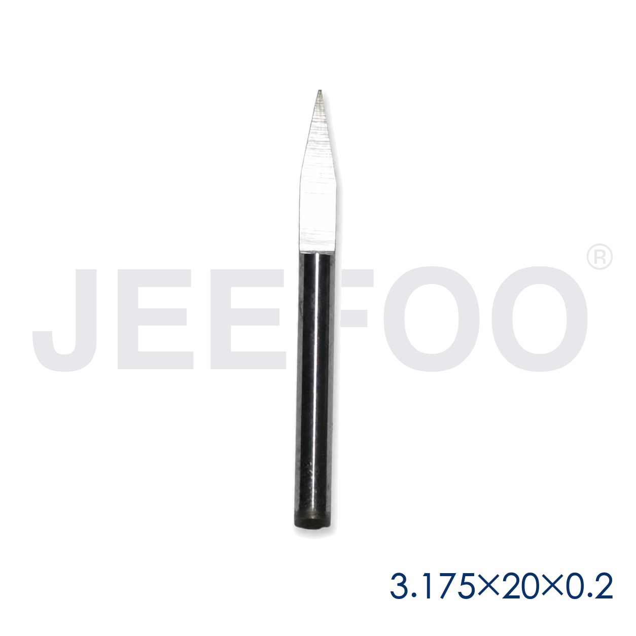 Flat Bottom Engraving Bits GA 3.175 x 20 degree x 0.3 A