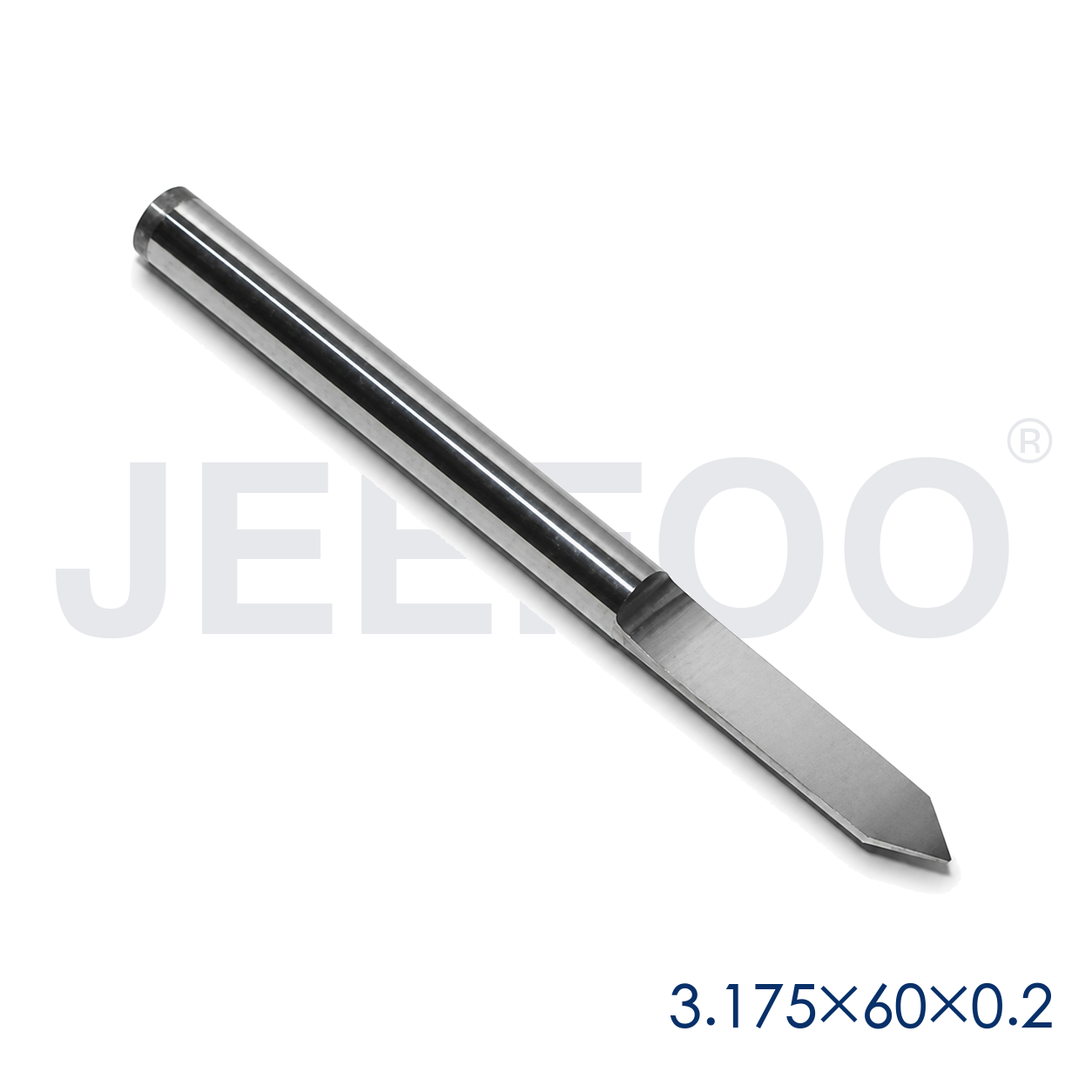 Flat Bottom Engraving Bits GA 3.175 x 60 degree x 0.2 x 38L B