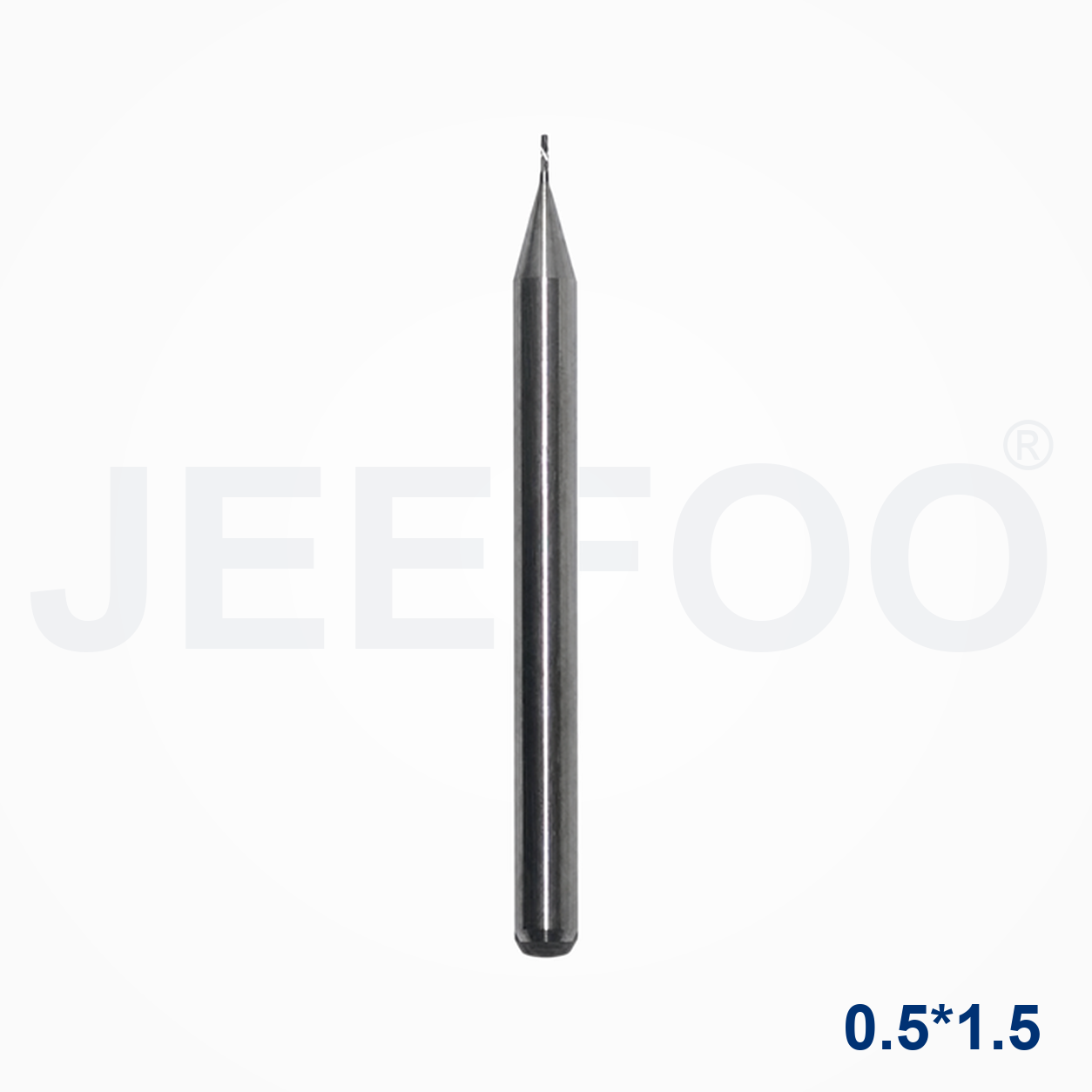 0.5x1.5 Left-Hand Small Diameter End Mill cutting detail