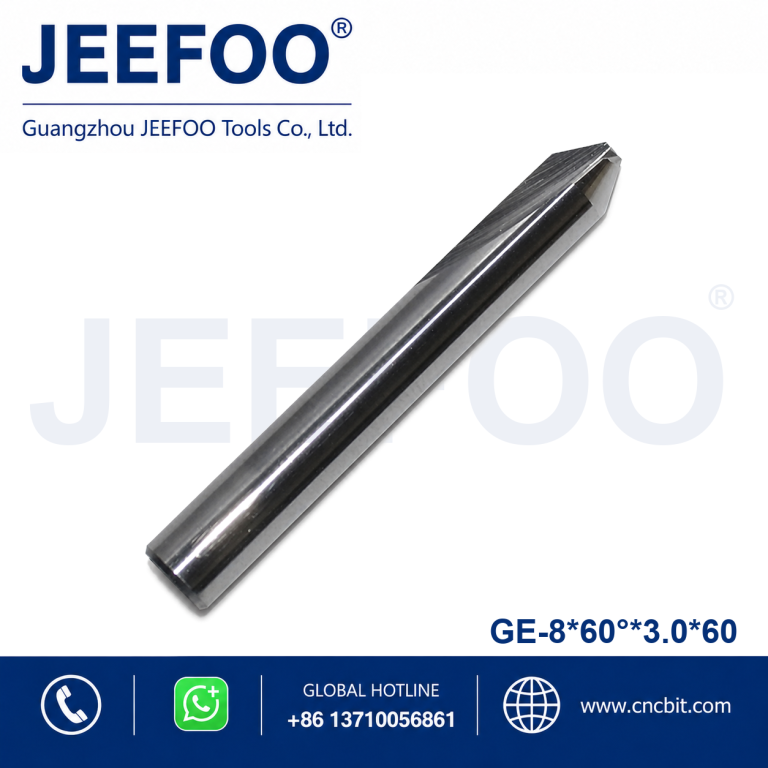 8x60x3.0x60 Solid Carbide Double Flute Straight Taper Flat End Mill product image