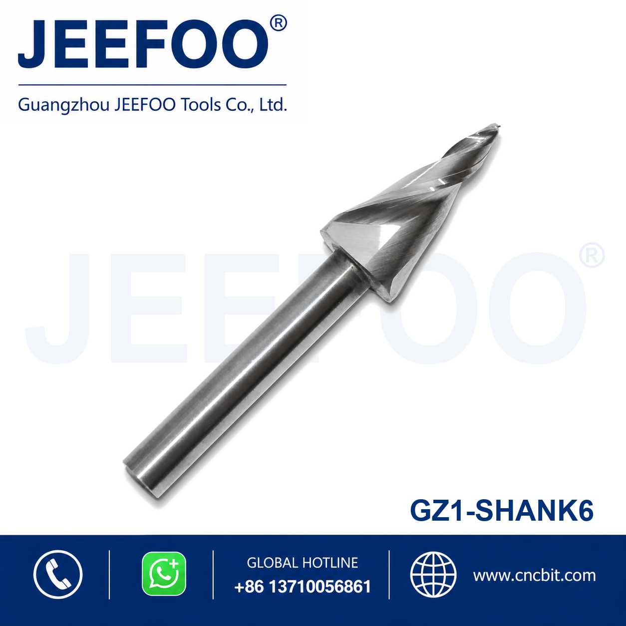 Shank 6mm CNC Mini Word Acrylic Engraving End Mill for sign making