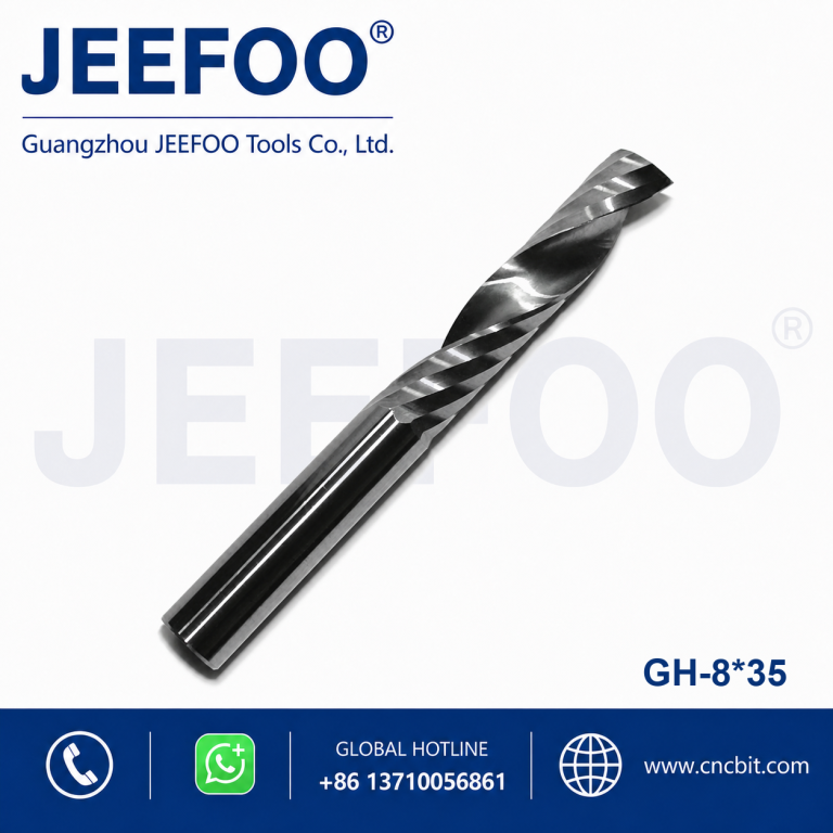 8x35 Smooth Cutting Single Flute Spiral CNC Engraving Milling Bits product image