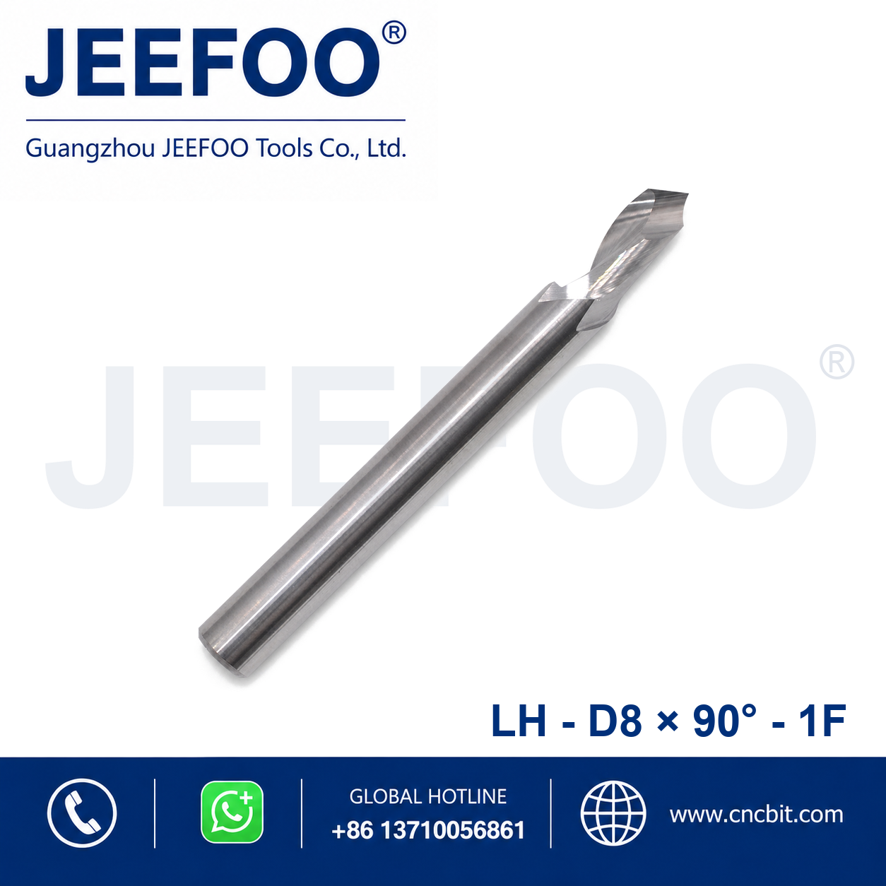 8x90D Grooving Cutter for Aluminum for aluminum machining