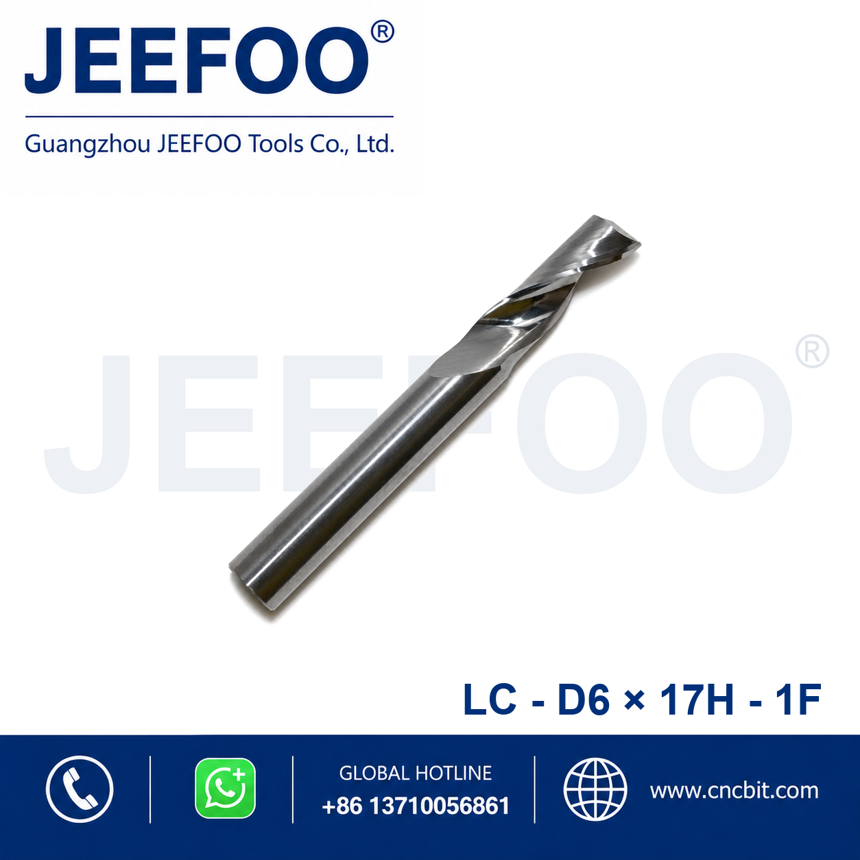6x17 single flute aluminum end mill