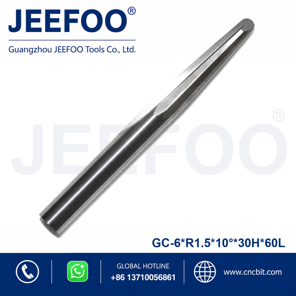 6x30HxR1.5x10x60L taper ball end mill product image