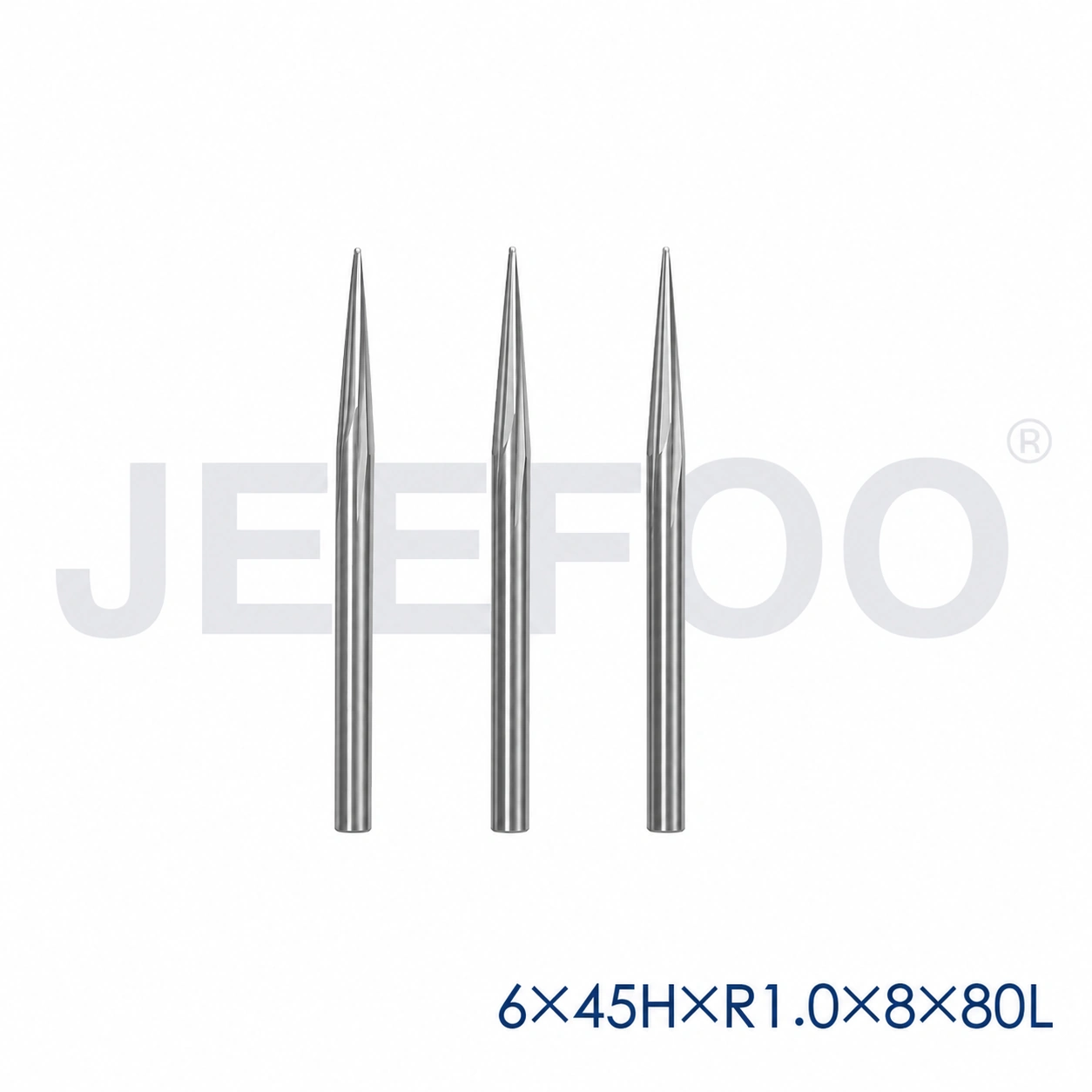 6x45HxR1.0x8x80L taper ball end mill dimensions B