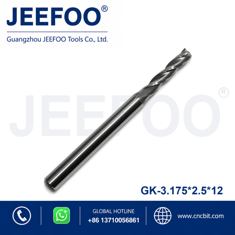3.175x2.5x12 Three Flute Spiral Bits and Cutters for CNC Router and Woodworking Machines product image