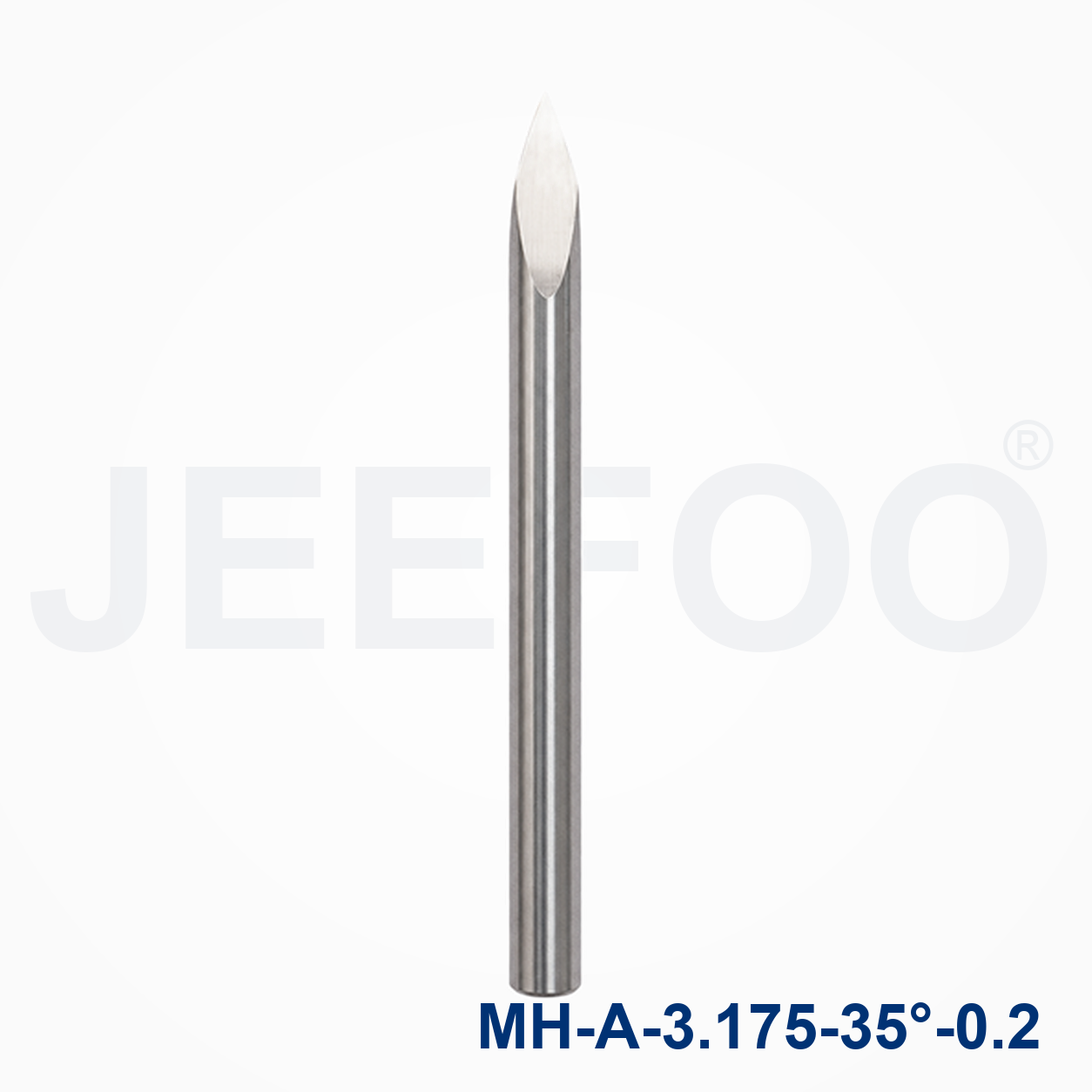 Ax3.175x35Dx0.2 Three Face Engraving Bit cutting tool detail