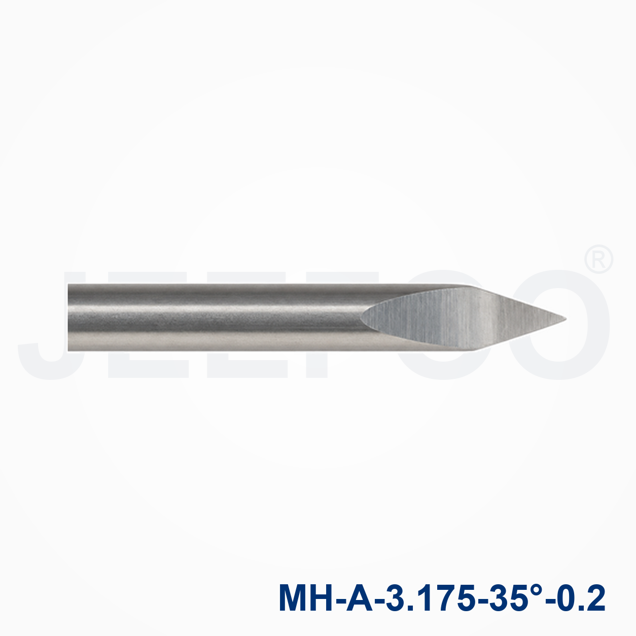 Ax3.175x35Dx0.2 Three Face Engraving Bit machining detail
