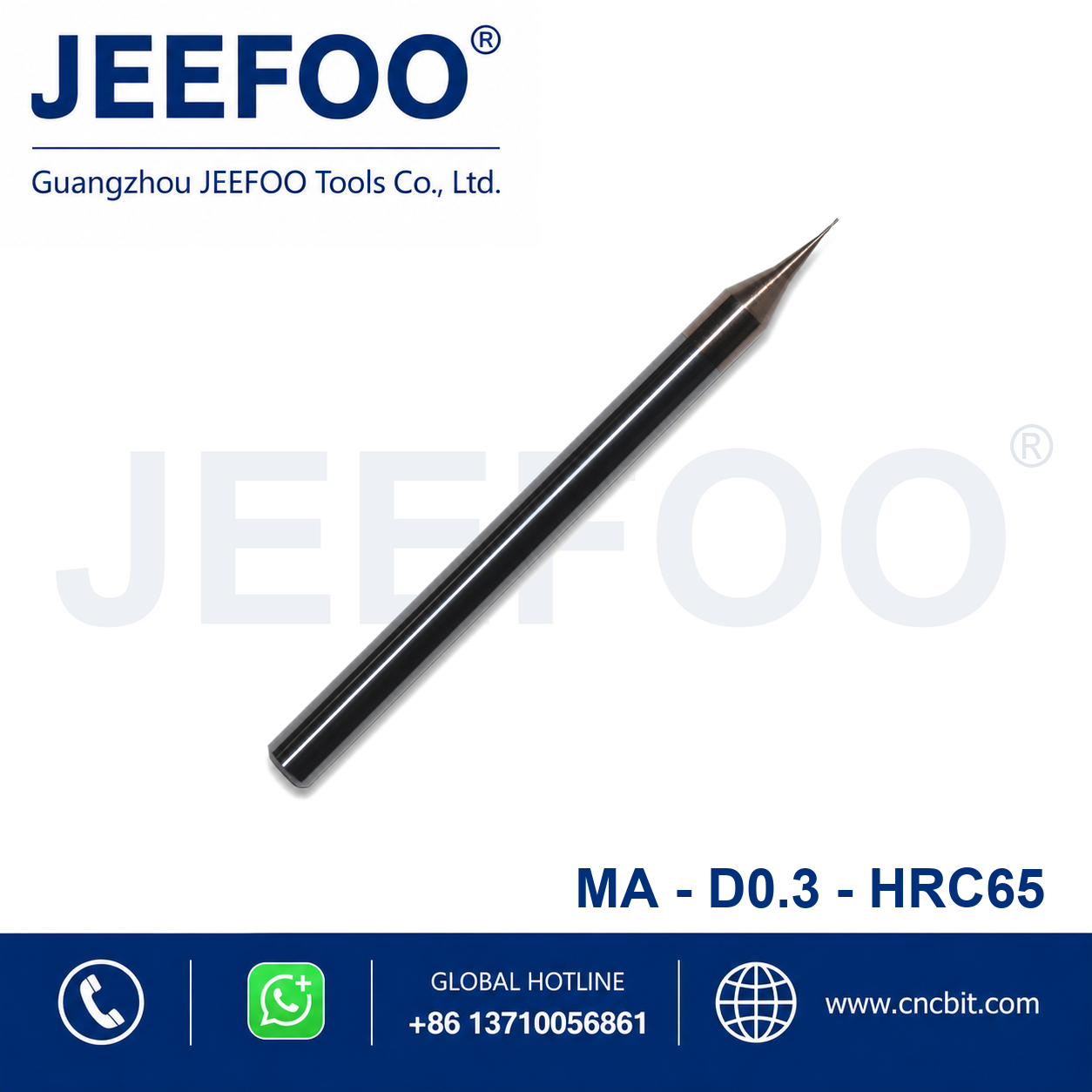 0.3 Solid Carbide Square End Mill for metal machining