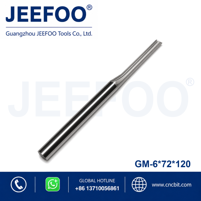 6x72x120 2 straight Cutter End Mill for CNC Machine Two Straight Flute End Mill product image