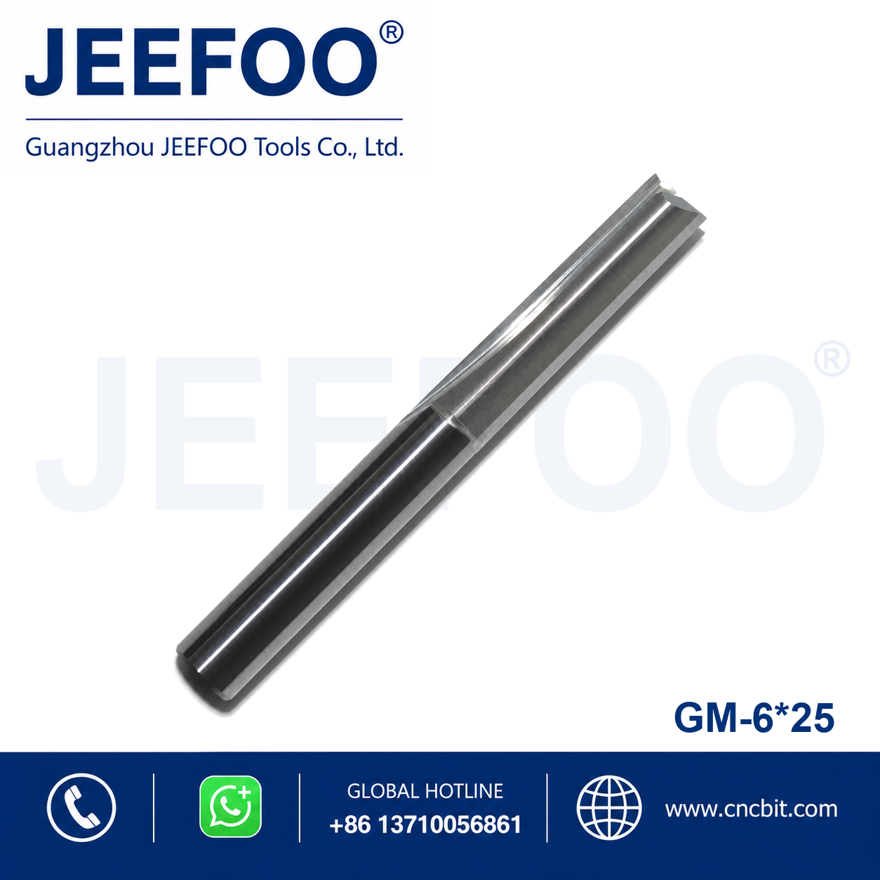 6x25 Two Straight Flute Bits product image