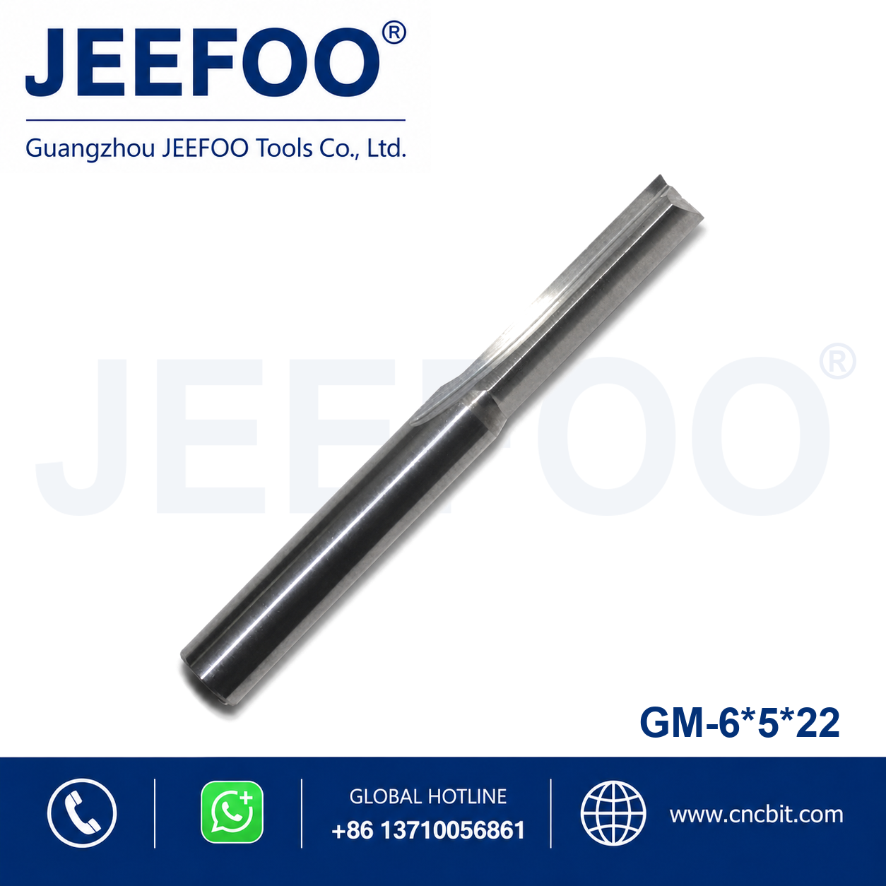 6x5x22 Two Straight Flute Bits product image