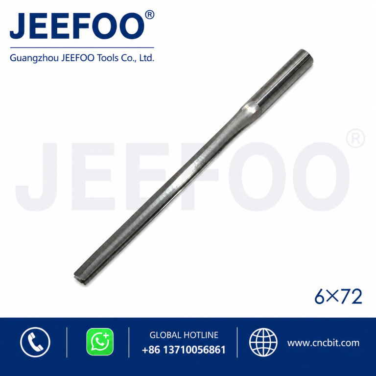 6x72 Long Cutting Edge Two Straight Flute Bit for Deep CNC Milling product image