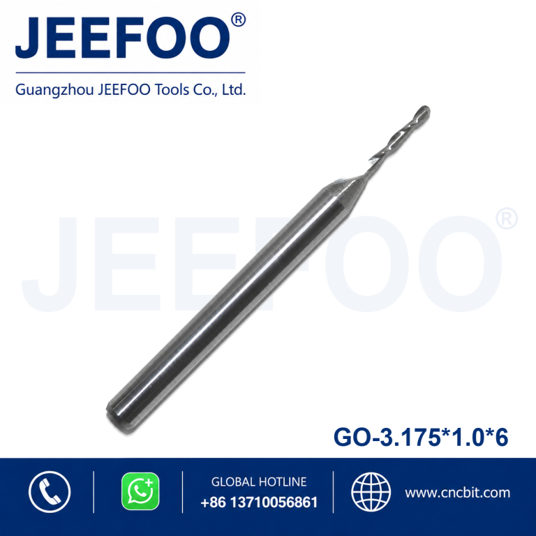 3.175x1.0x6 CNC Ball Nose Router Bit for Wood Plastic and MDF product image
