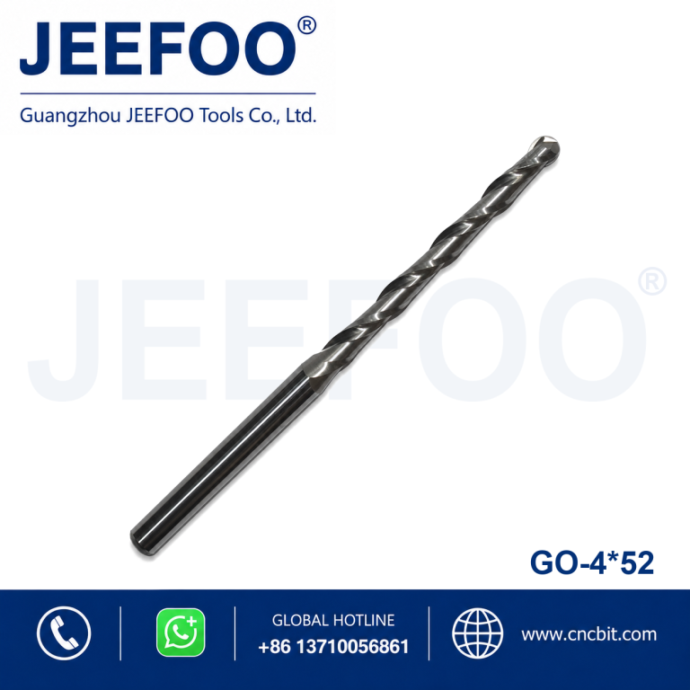 4x52 Two Flute Ball Nose End Mill for Smooth CNC Milling product image