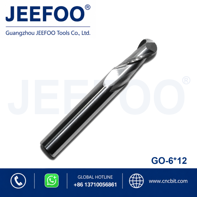 6x12 Double Flute Ball End Mill for Clean 3D Carving product image