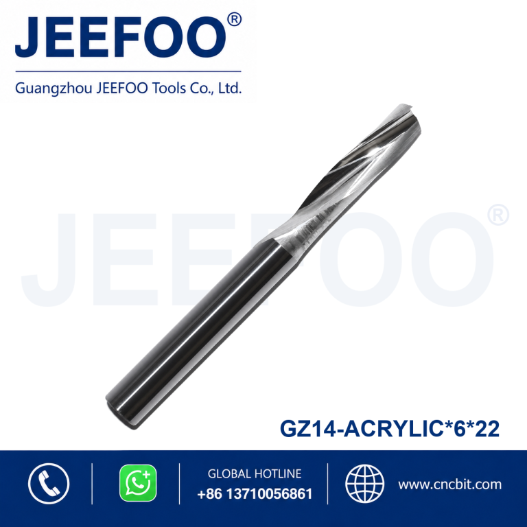 6x22 Single Flute High Chip Evacuation Bit for Acrylic product image