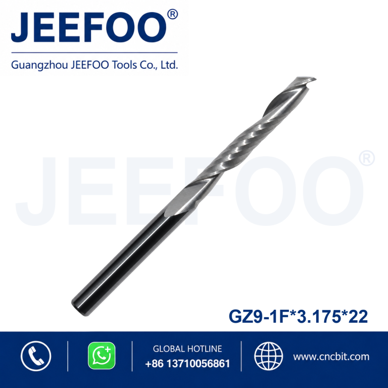 3.175x22 Single Flute Spiral Copy Profiling Cutter product image
