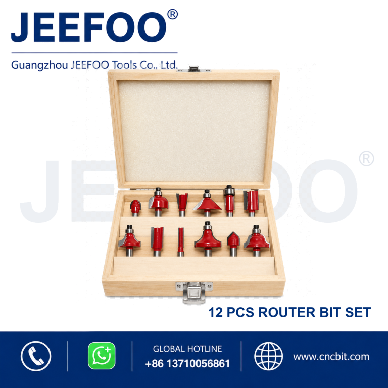 WH 12-Piece Woodworking Router Bit Set product image